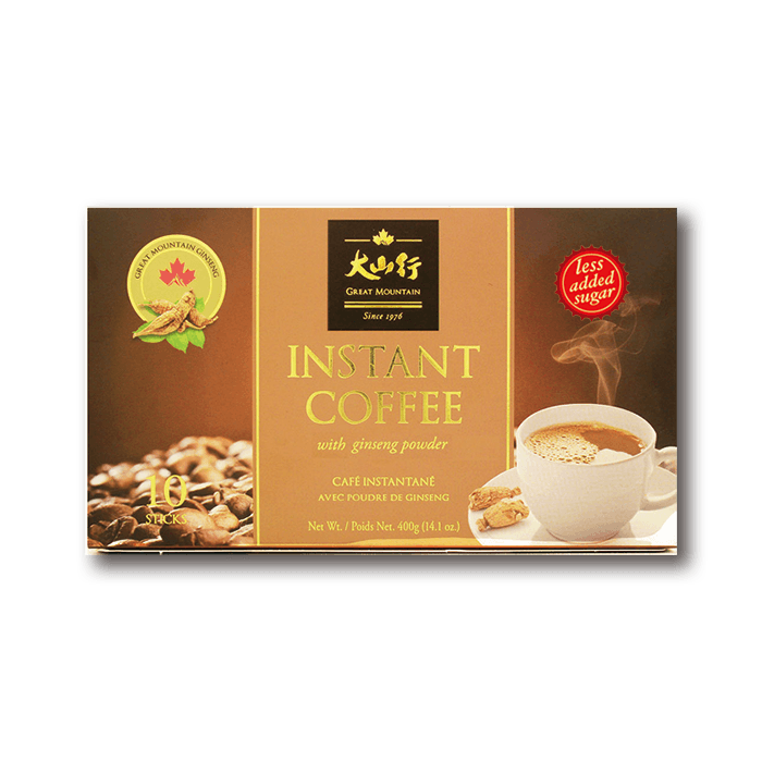 American Ginseng Low Sugar Instant Coffee